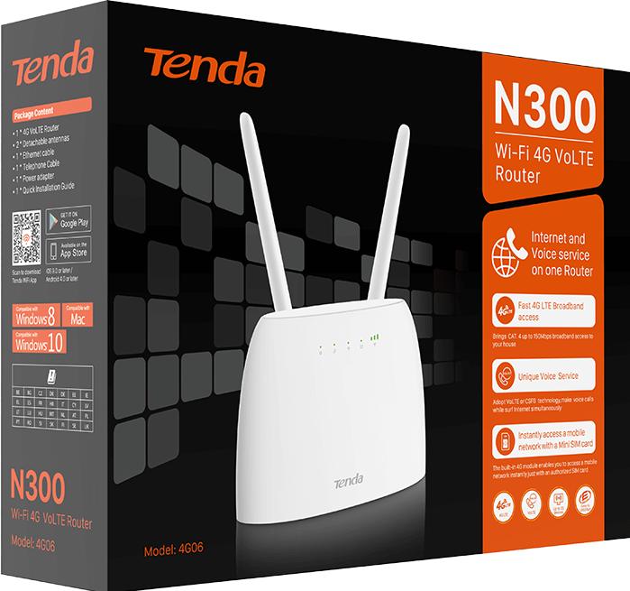 Actual product image Tenda 4G06