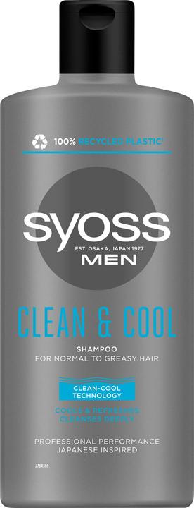Produktbild Syoss Men Clean & Cool (440 ml, Flüssiges Shampoo)