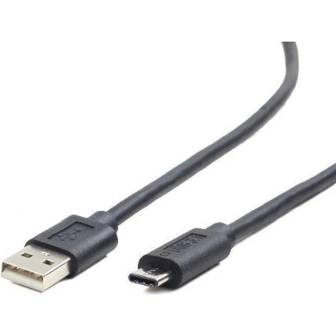 Gembird CC-USB2-AMCM-1M USB Kabel USB 2.0 USB A USB C Schwarz (1 m, USB 2.0), USB Kabel