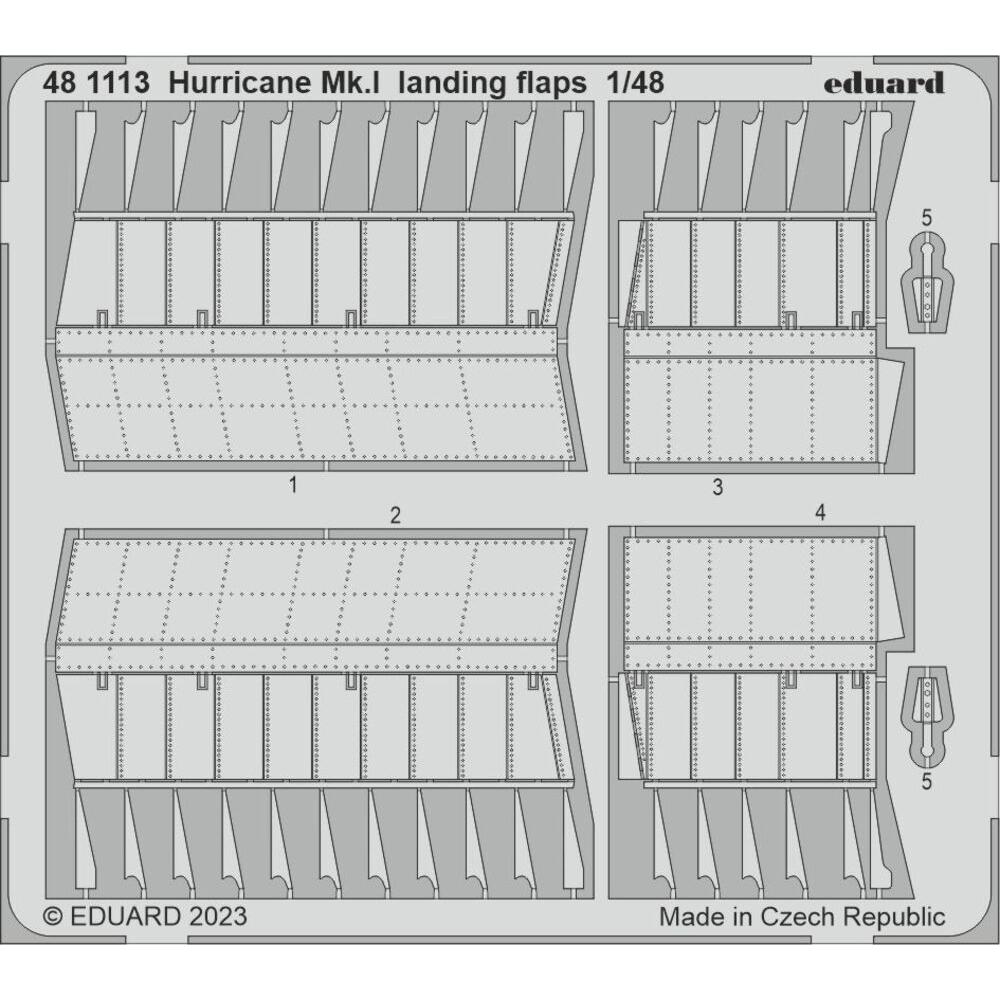 Eduard Hurricane Mk.I landing flaps 1/48 HOBBY BOSS