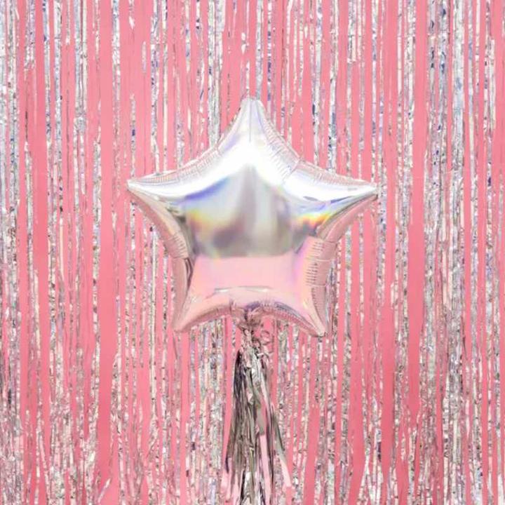 Produktbild Partydeco Irisierender Stern Ballon 48cm (1 x)