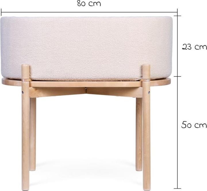 Actual product image Childhome Bassinet 2in1 Cradle - convertible into a children's table