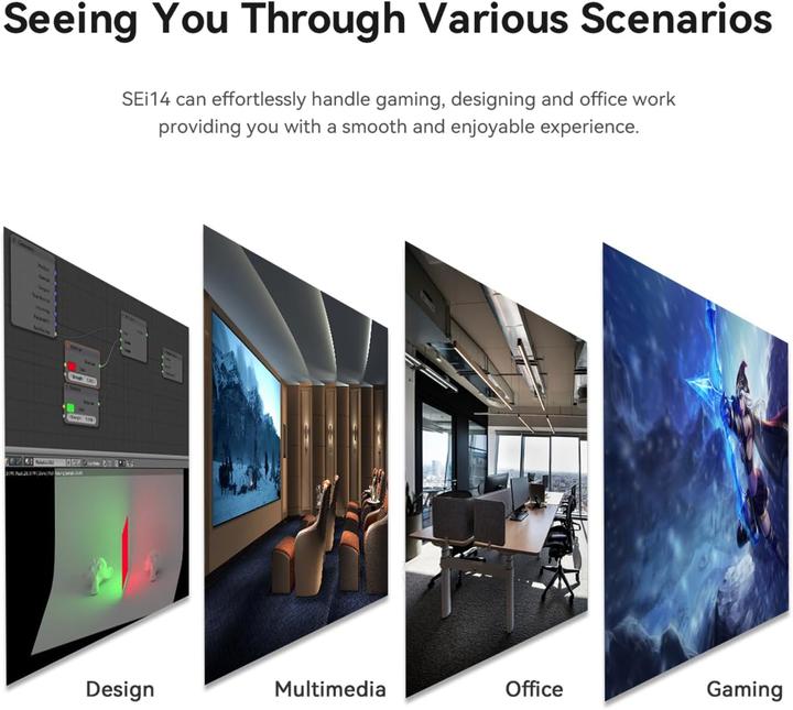 Produktbild Beelink Mini-PC SEi14 mit Intel Core Ultra 9 185H (Intel Core Ultra 9 185H)