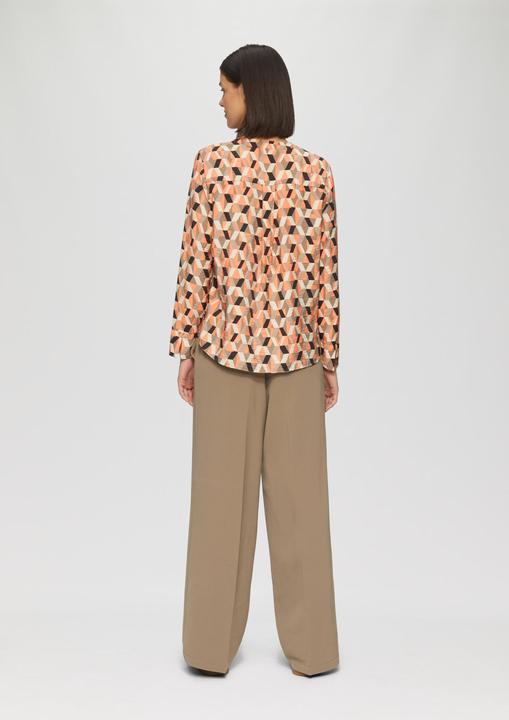 Actual product image s.Oliver Bluse Strukturierte Bluse mit V-Ausschnitt (42)