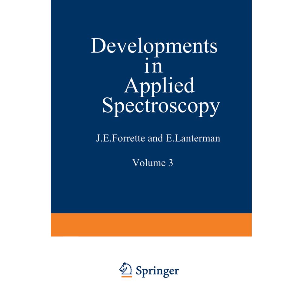 Developments in Applied Spectroscopy, Fachbücher