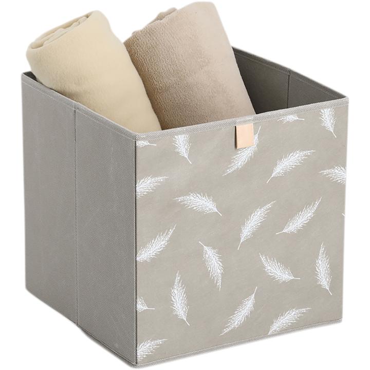 Produktbild Zeller Present Aufbewahrungsbox Feather Vlies 32x32x32 cm (32 x 32 x 32 cm, 32.77 l)