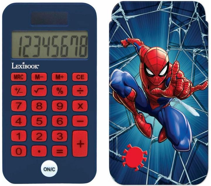 Immagine prodotto Lexibook Calcolatrice Spider-Man con coperchio protettivo (Batterie, Celle solari)