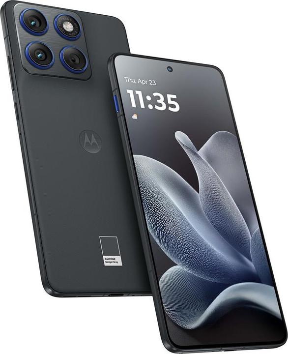 Produktbild Motorola Edge 70 6.7 Dual SIM Android 16 USB Type-C 12 GB 512 GB 4800 mAh Grau (512 GB, Grey, PANTONE Gadget Grey, 6.70", Dual SIM, 5G)