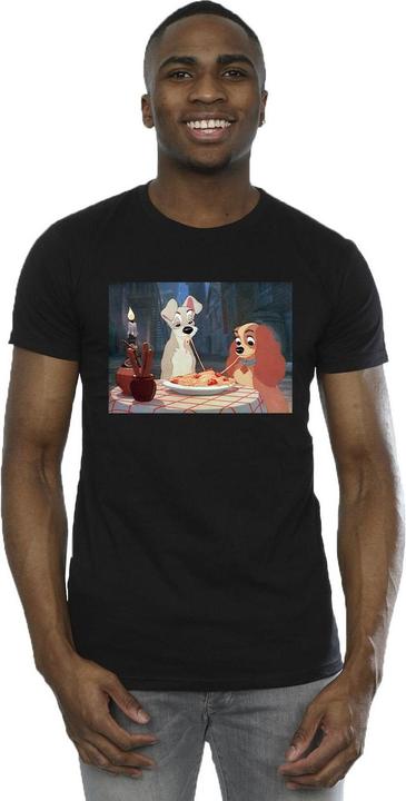 Produktbild Disney Lady And The Tramp Spaghetti Photo TShirt (4XL)