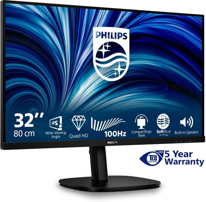 Produktbild Philips MMD 32B2N3500/00 IPS Monitor,,, Speakers, 2x HDMI, DisplayPort, USB Hub (2560 x 1440 Pixel, 31.50")