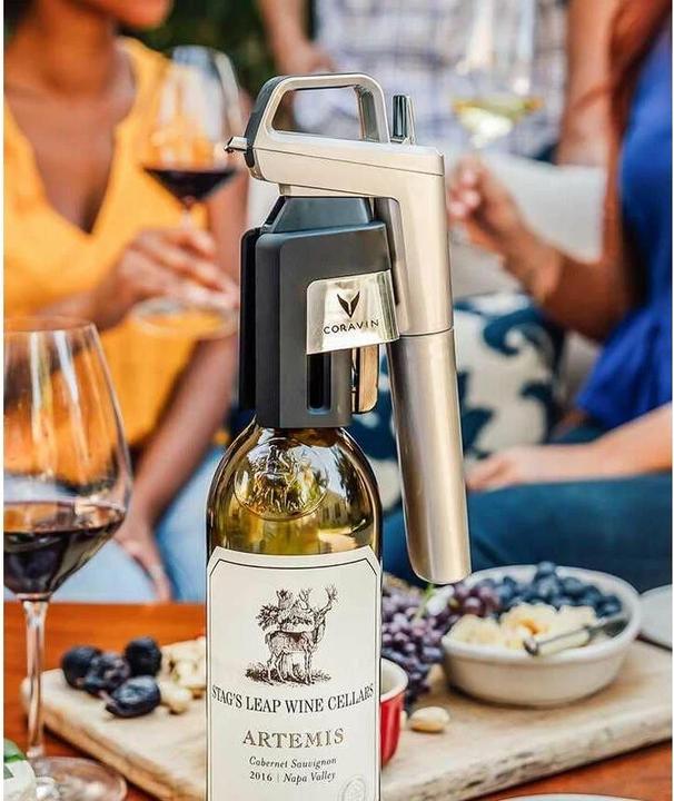 Immagine prodotto Coravin Versatore per vino Timeless Six+ 12 pezzi, argento (Versatore di vino)
