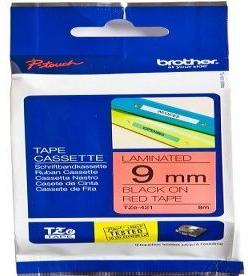 Produktbild Brother Tze-421 (0.90 cm, Schwarz, Rot)