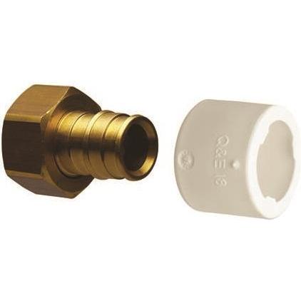 Uponor, Zubehör Sanitärinstallation, Q&ampE (Quick and Easy) Übergang mit Überlauf für 18 - 1/2", NKB, WTR - (5 Stk.)