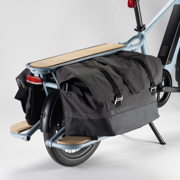 Actual product image Decathlon Doppel-Fahrradtasche Longtail (Luggage carrier bag)