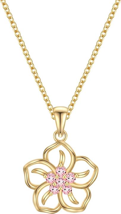 Produktbild Rafaela Donata Damen Halskette Blume - 36620 (Sterling Silber, 42 - 49 cm)