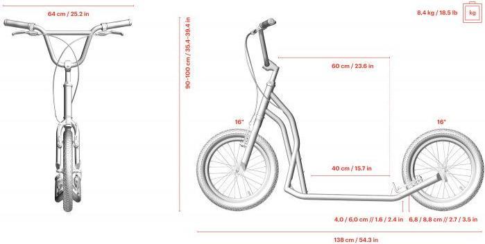 Produktbild Yedoo Tretroller S1616 Tretroller orange