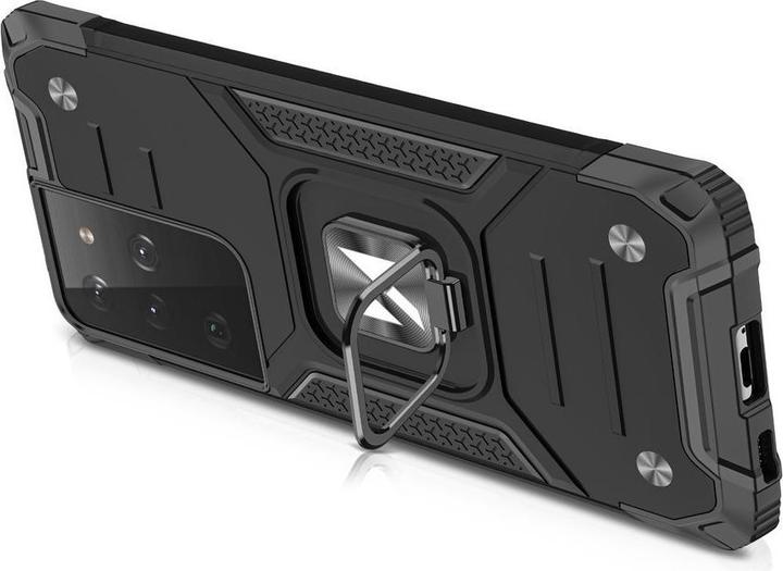 Image du produit Wozinsky Ring Armor étui hybride résistant + support magnétique pour Samsung Galaxy S22 Ultra noir (Samsung Galaxy S22 Ultra)