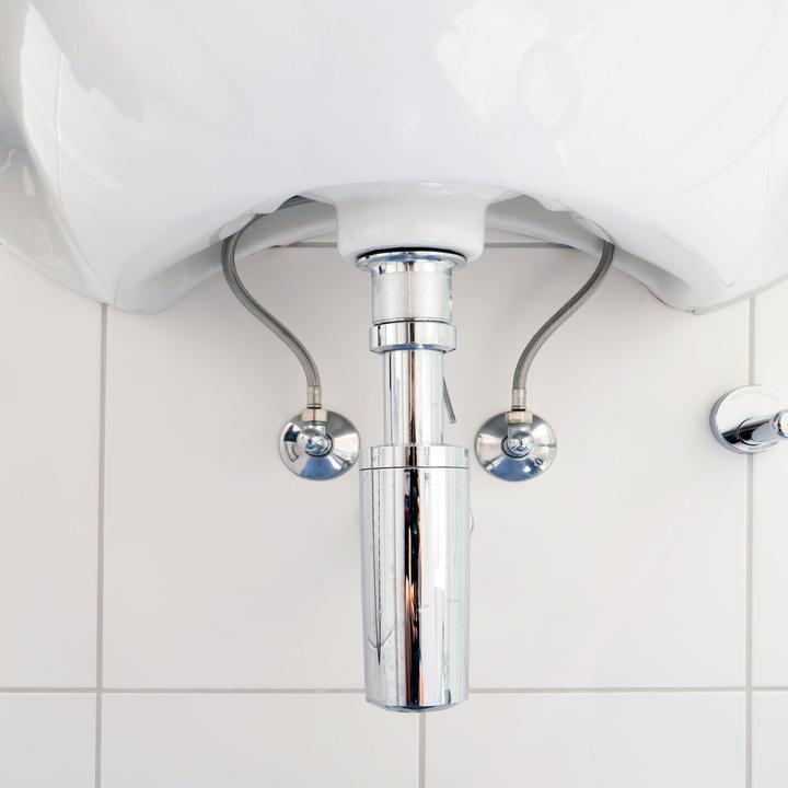 Image du produit XPOtool Tuyau blindé Flexible 800mm DN8 Raccord coudé 3/8" (14,95mm) Écrou 1/2" (18,64mm) Sanitair