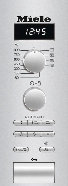 Produktbild Miele M 6012 Microwave, stainless steel (26 l)