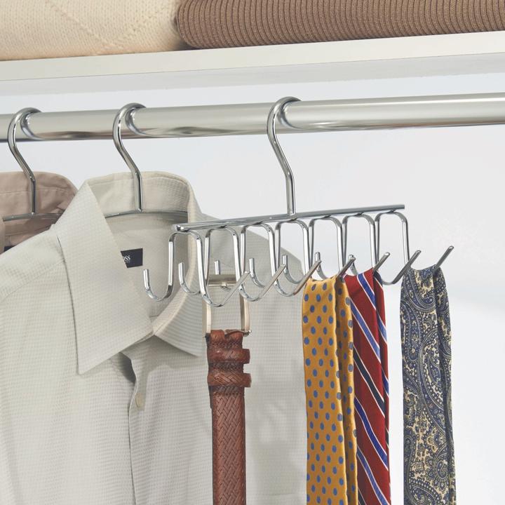 Immagine prodotto iDesign Porta cravatte e cinture cromato (16 x)