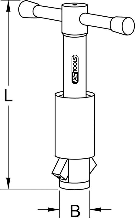 Actual product image KS Tools 116.2000 (161 mm)