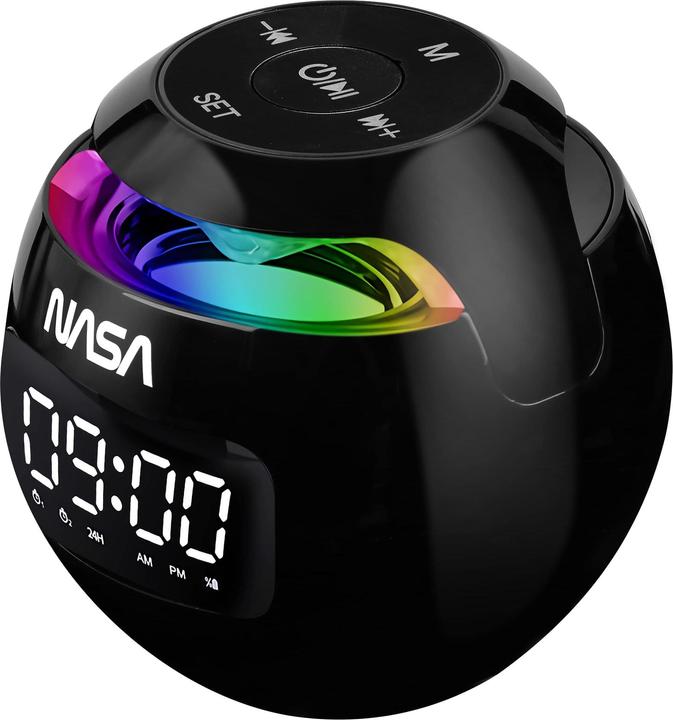 Produktbild Nasa Wecker und Bluetooth-Lautsprecher mit LED-Licht