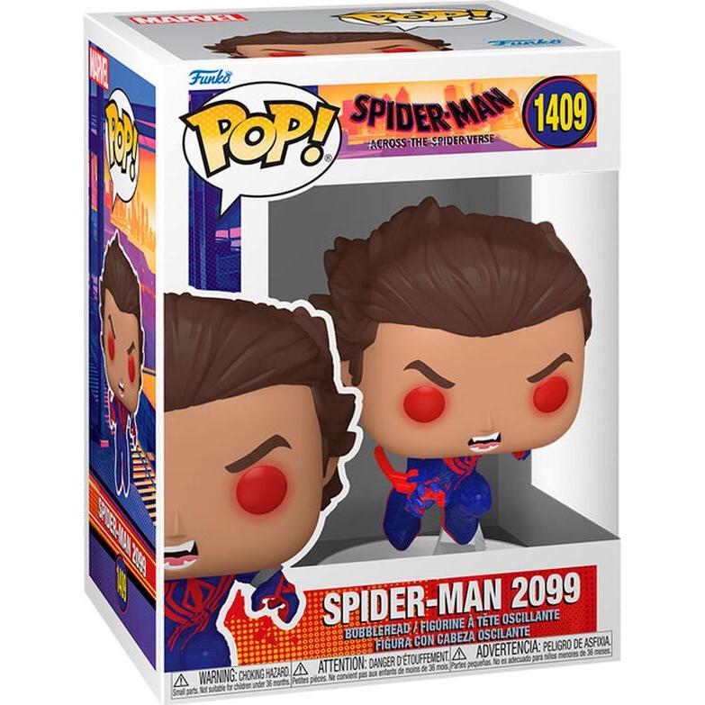 Thumbnail - Funko Spiderman Across the Spider-Verse POP! Vinyl Figur 2099(UN) 9 cm