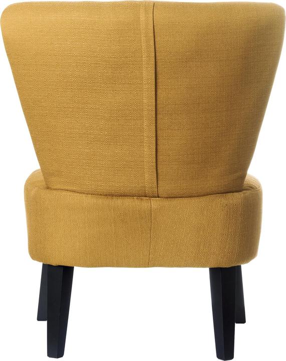 Image du produit Paperflow Fauteuil lounge BRIGHTON, revêtement tissu, look vintage, pieds en bois massif, diff. couleurs