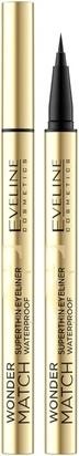 Produktbild Eveline Wonder Match Superthin Waterproof Eyeliner Pencil Schwarz (Black)