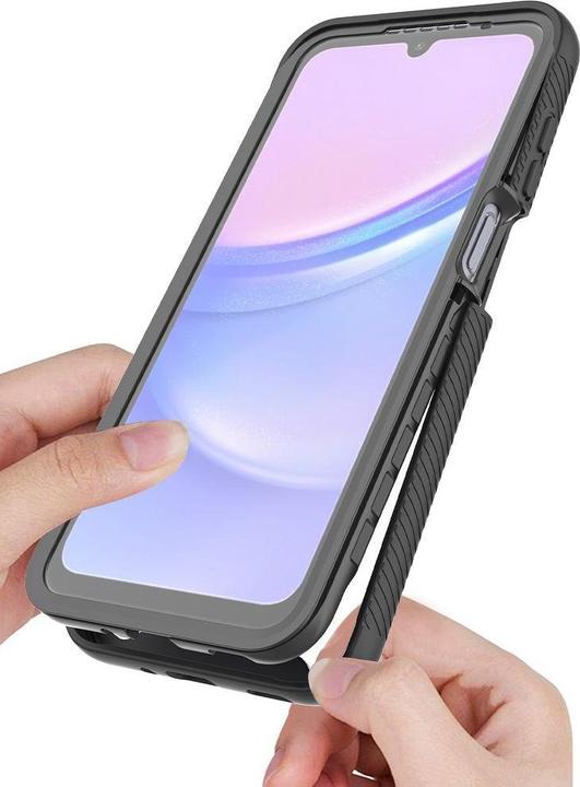 Actual product image Tech-Protect Defense360 Case for Samsung Galaxy A16 4G / 5G - Black (Samsung Galaxy A16 5G)