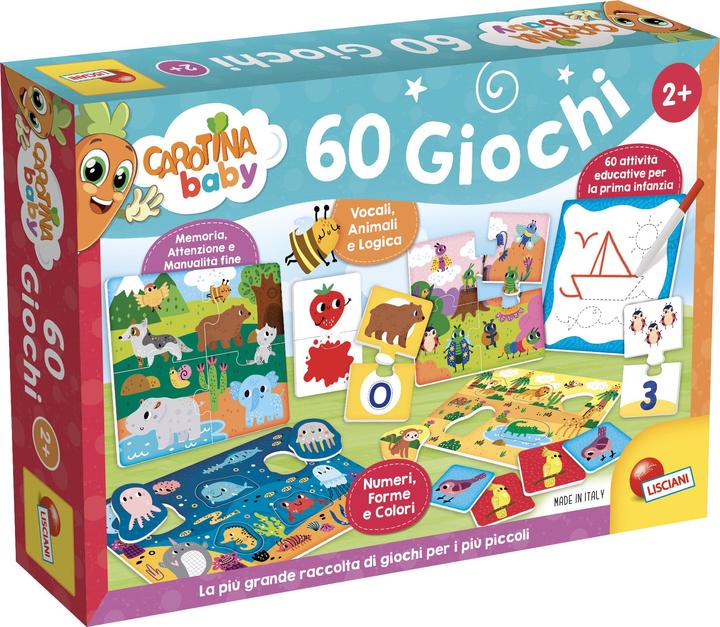Actual product image Lisciani Carotina Baby 60 Educational Game