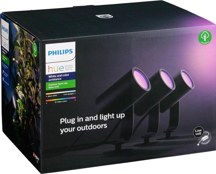 Produktbild Philips Hue Hue Lily Basic Set (DE Stecker) (640 lm, IP65)