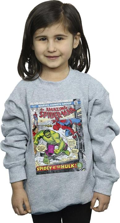 Produktbild SpiderMan VS Hulk Cover Sweatshirt Mädchen (152, 158)