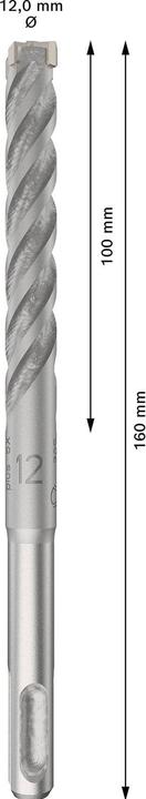 Produktbild DIY PRO SDS plus-5X Hammerbohrer, 12 x 100 x 160 mm (12 mm)