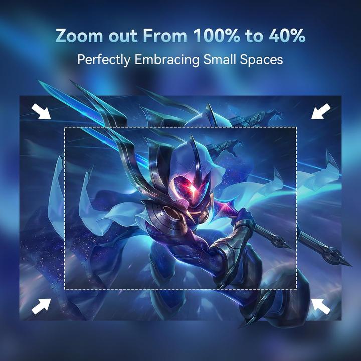 Actual product image Putbecy Mini Beamer 4K