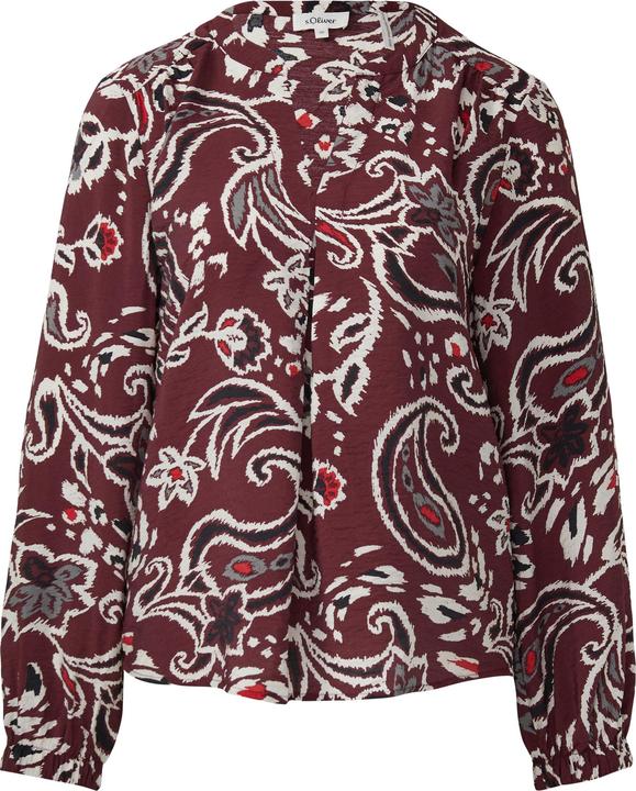 Immagine prodotto s.Oliver Bluse Strukturierte Viskosemix-Bluse mit All-over-Print (40)