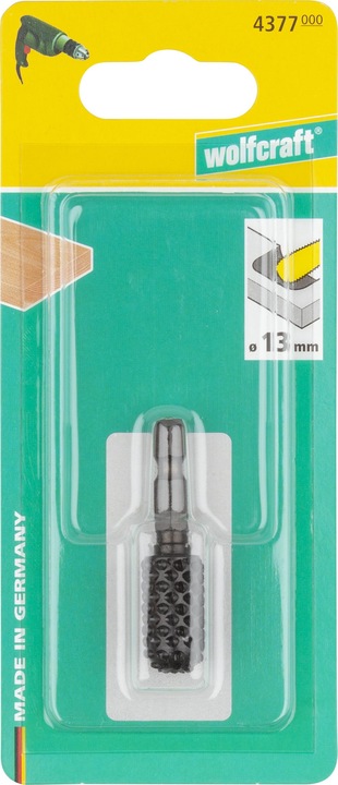 Produktbild wolfcraft 1 Rotary Rasp Cylind For Wood Hex Shank (48 mm)