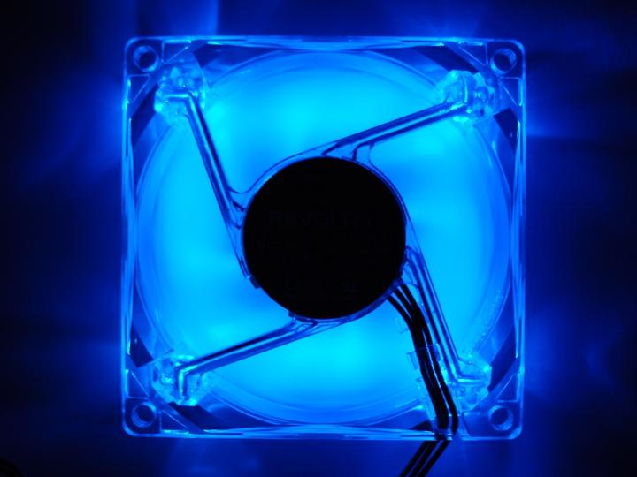 Actual product image Revoltec LED fan (120 mm, 1 x)