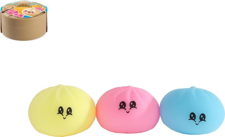 Produktbild Trend Toys Kawaii Foam Dumplings 3 stk. 5cm i steamerkurv CDU