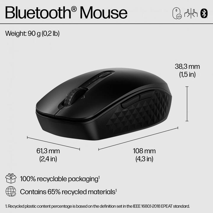 Actual product image HP 425 - Mouse - programmable - 7 button (Wireless)