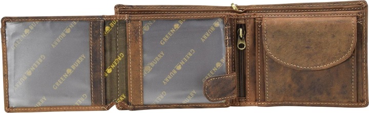 Produktbild Greenburry Vintage Skull Geldbörse Leder 12 cm