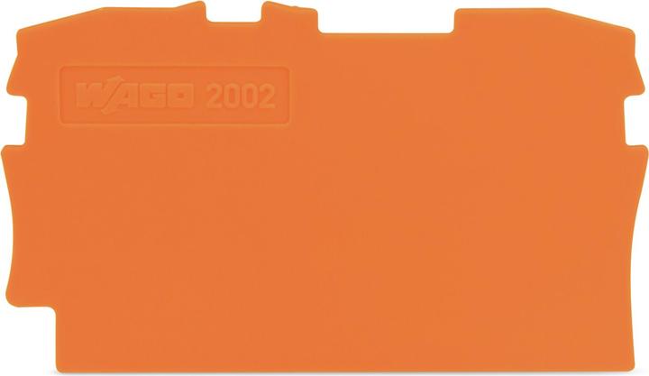 Produktbild Wago Abschlussplatte f. Klemml. 2x2,5mm2 or.