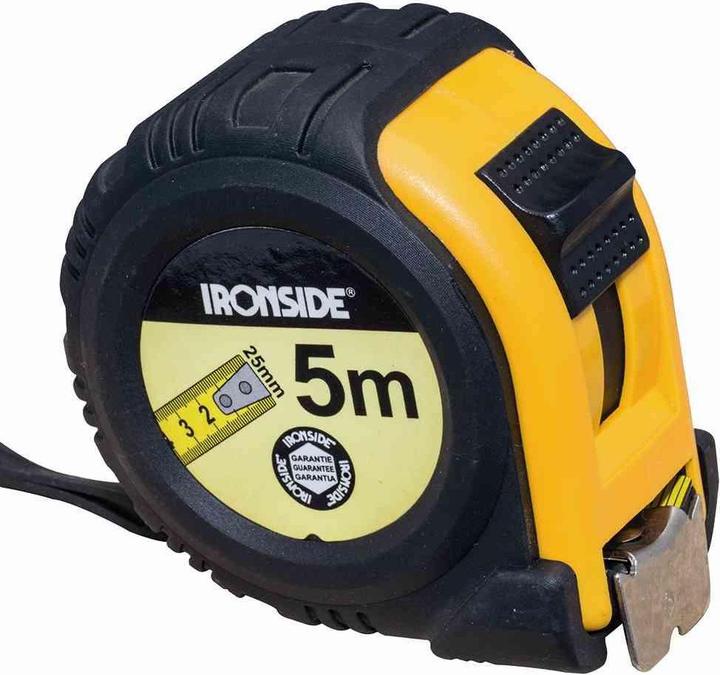 Produktbild Ironside 150212 Rollbandmass mit Stop 5 m 25mm Band gummiert (5 m)
