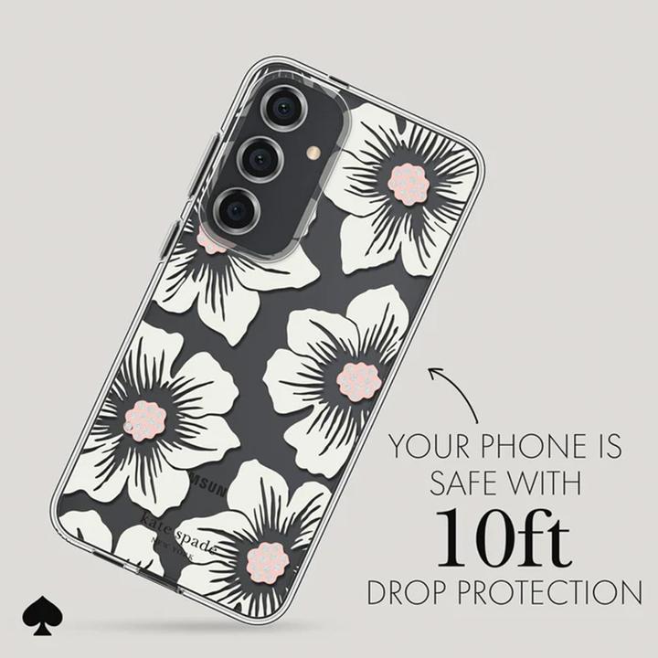Produktbild Kate Spade Schutzhülle – Samsung Galaxy S24+ Hülle (Hollyhock Cream) (Samsung Galaxy S24+)