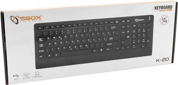 Actual product image Sbox with USB K-20 (US, Cable)