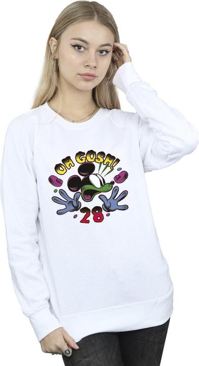 Actual product image Disney Womens/Ladies Mickey Mouse Oh Gosh Pop Art Sweatshirt (L)