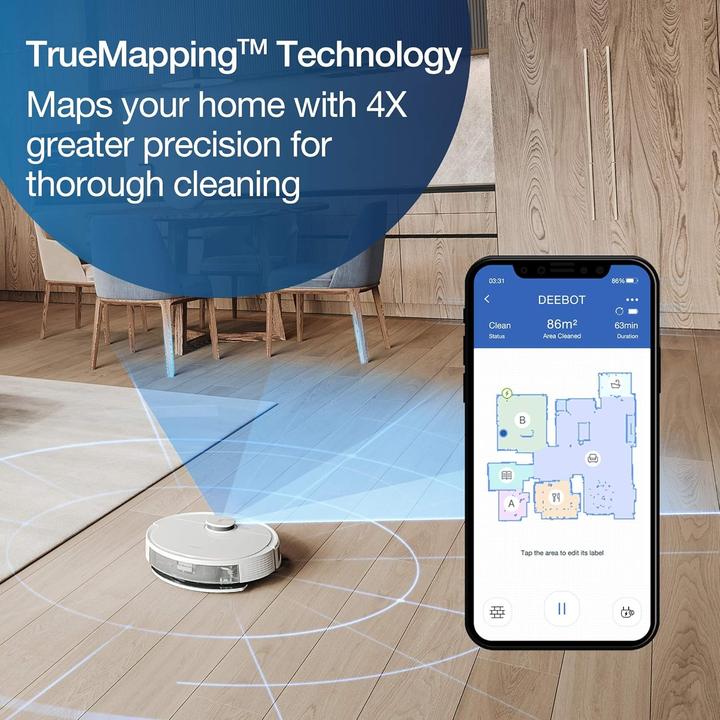 Produktbild Ecovacs Deebot N8 (2300 Pa, Wischtuch)
