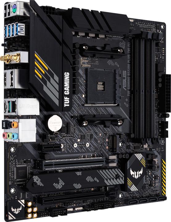 Actual product image ASUS TUF GAMING B550M-PLUS WI-FI (AM4, AMD B550, mATX)