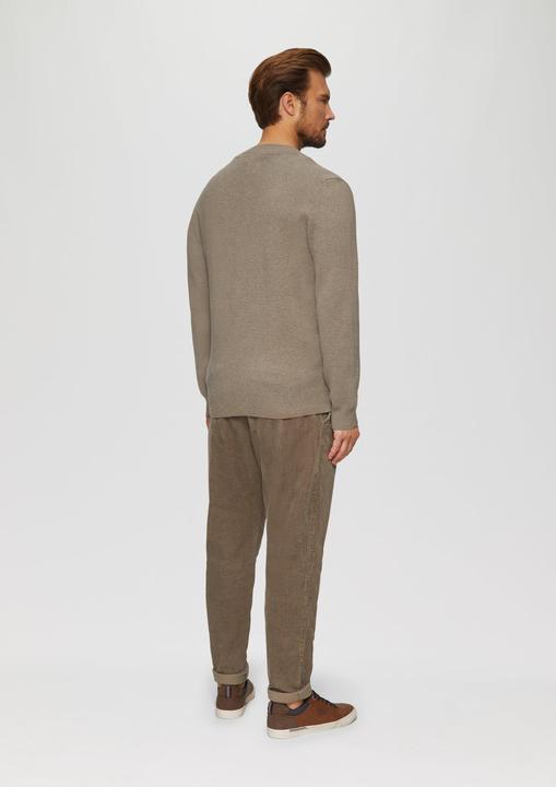 Produktbild s.Oliver Strickjacke Strukturierter Cardigan aus Wollmix (L)