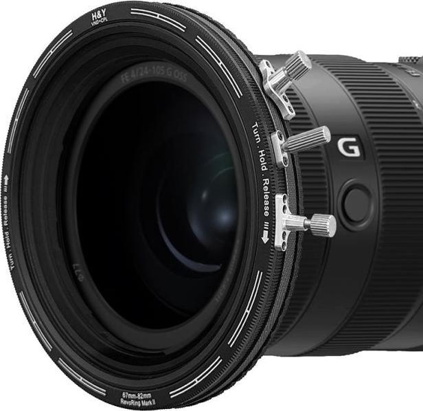 Produktbild H&Y REVORING ND3-1000+CPL Filter MkII 67-82mm (82 mm, ND- / Graufilter)